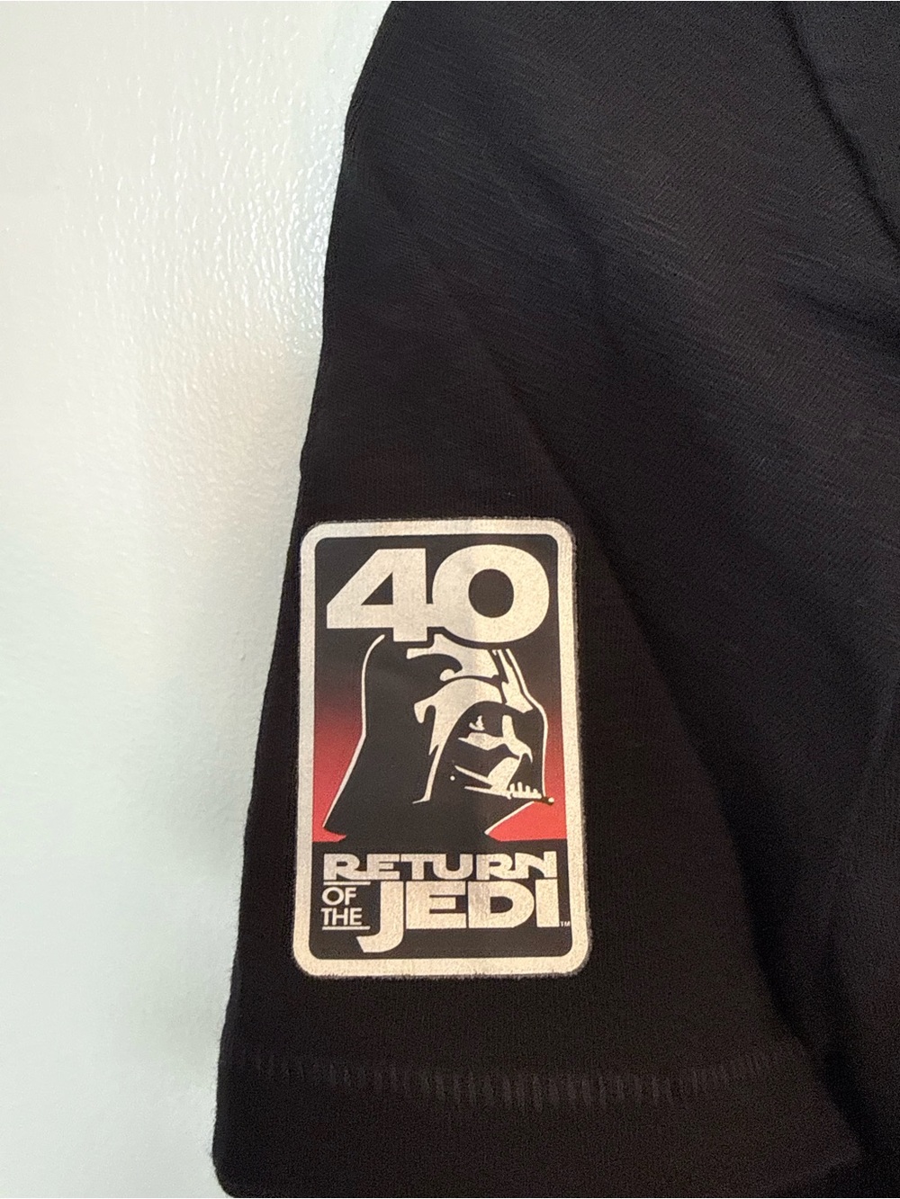 GAP Black Star Wars Tee with Pink & Purple Lightsabers - Picture 4 of 5
